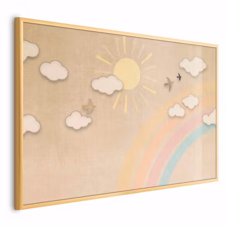 Poster med ram - Rainbow day