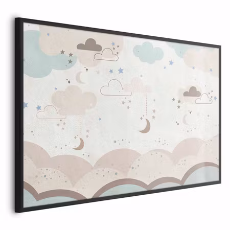 Poster med ram - Fairytale night