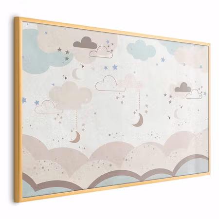Poster med ram - Fairytale night
