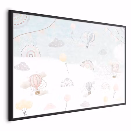 Poster med ram - Adventure among the clouds