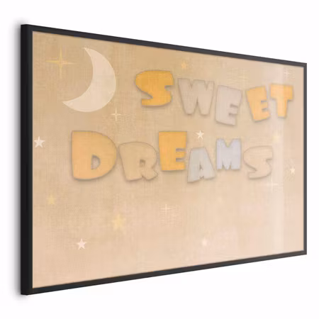 Poster med ram - A wish for a good night