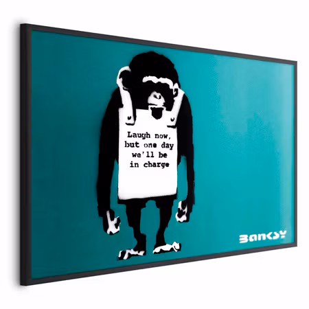 Poster med ram - Evil monkey