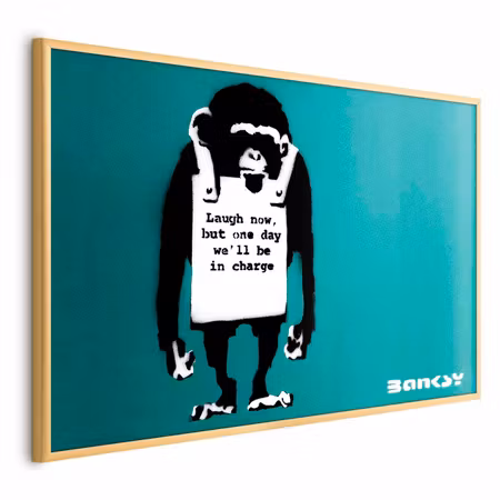 Poster med ram - Evil monkey