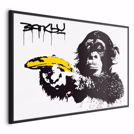 Poster med ram - Banana gun
