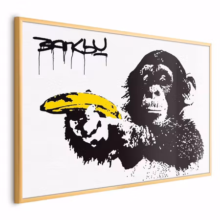 Poster med ram - Banana gun