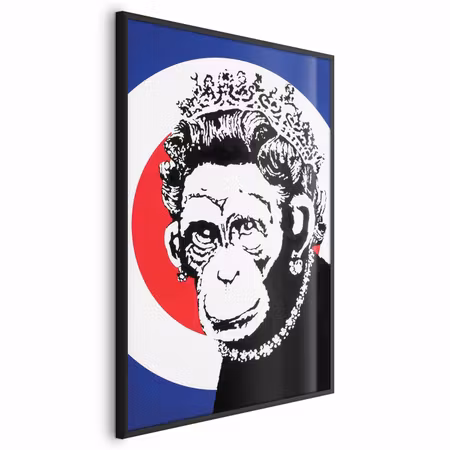 Poster med ram - Monkey queen
