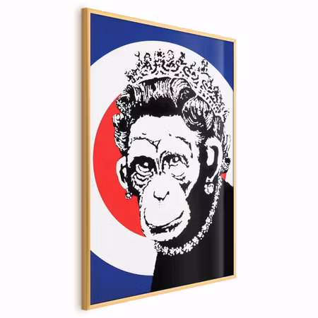 Poster med ram - Monkey queen