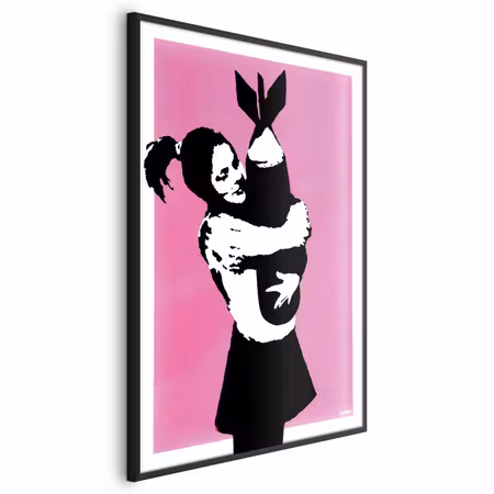Poster med ram - Bomb hug