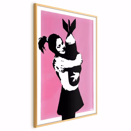 Poster med ram - Bomb hug