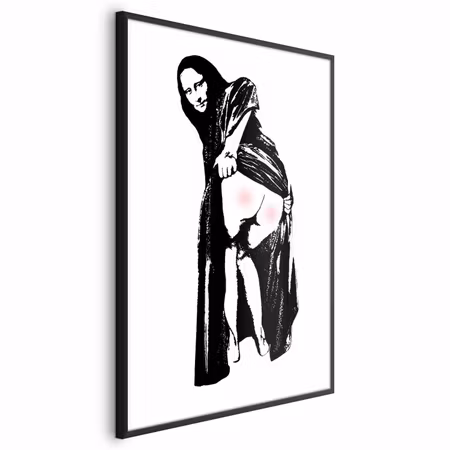 Poster med ram - Painful sitting