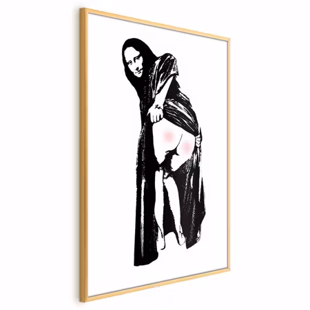 Poster med ram - Painful sitting