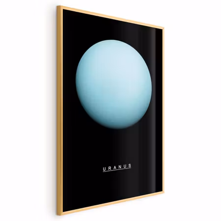 Poster med ram - Uranus