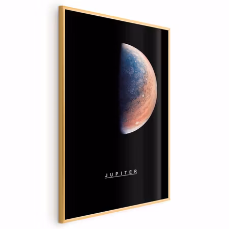 Poster med ram - Jupiter