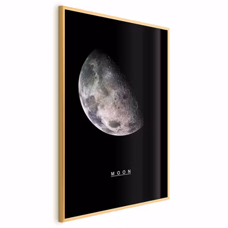 Poster med ram - Moon