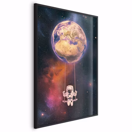Poster med ram - Cosmic swing