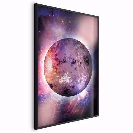 Poster med ram - Unknown planet