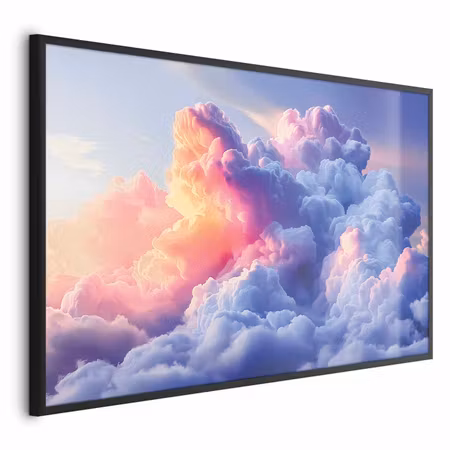Poster med ram - Clouds like painted artistic the