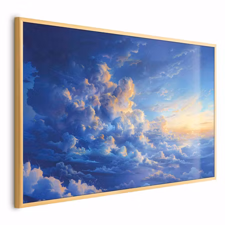 Poster med ram - When the sky becomes canvas a of