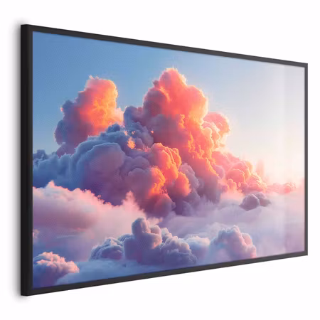 Poster med ram - Dusk spectacle clouds in shades