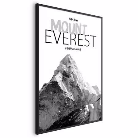 Poster med ram - Mount everest