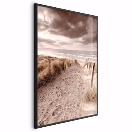 Poster med ram - Distant dune