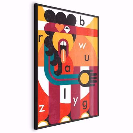 Poster med ram - Design art