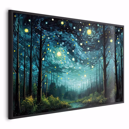 Poster med ram - Starry night - a contemporary of
