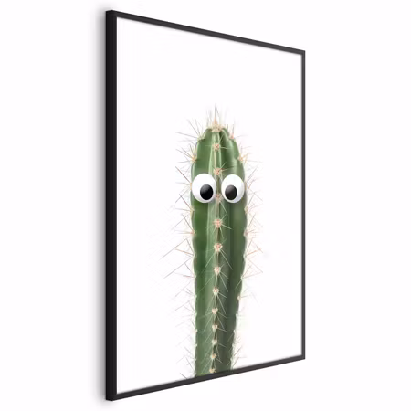 Poster med ram - Living cactus