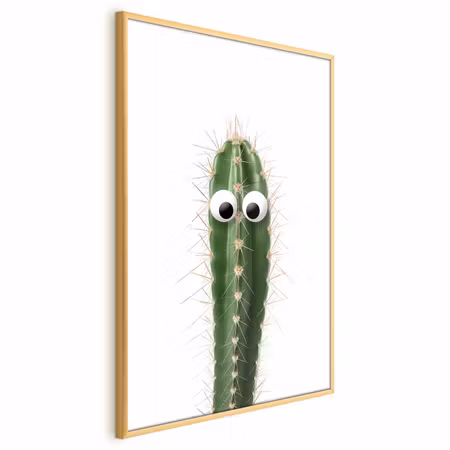 Poster med ram - Living cactus