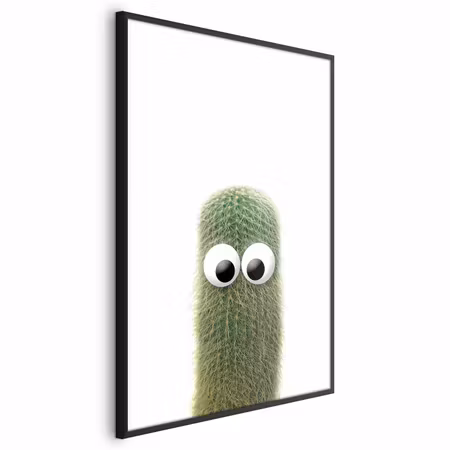 Poster med ram - Prickly friend