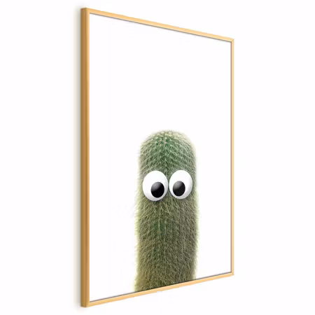 Poster med ram - Prickly friend