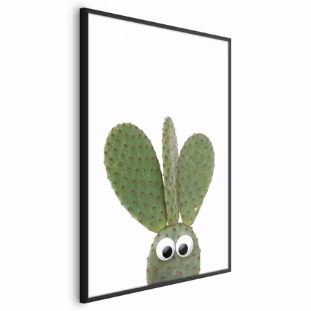 Poster med ram - Eared cactus