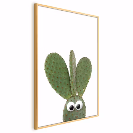 Poster med ram - Eared cactus