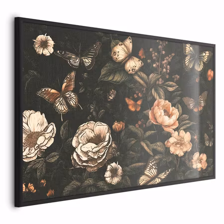 Poster med ram - Rustic garden