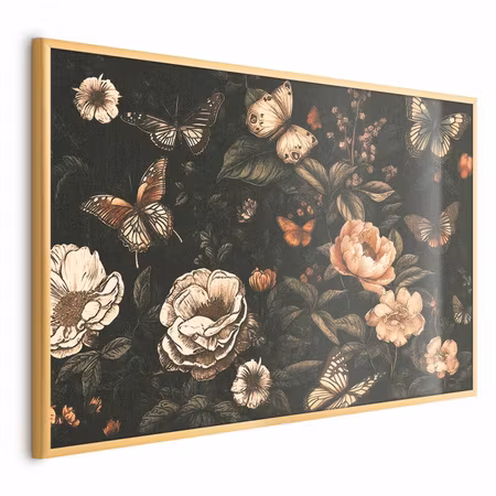 Poster med ram - Rustic garden