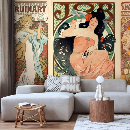 Fototapeter - Alphonse Mucha Women's