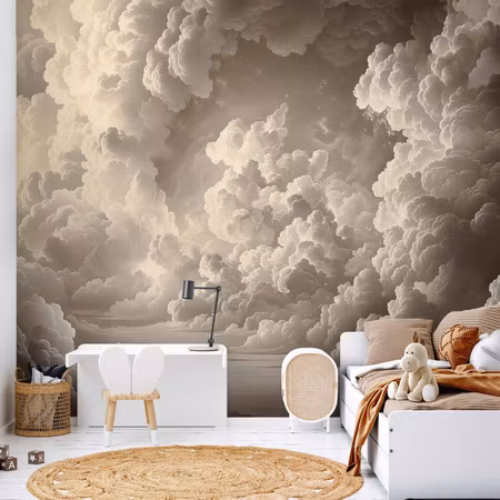 Fototapeter - Whisper of Illuminated Clouds Soft
