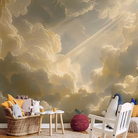 Fototapeter - Enchanting Play of Colors Against a