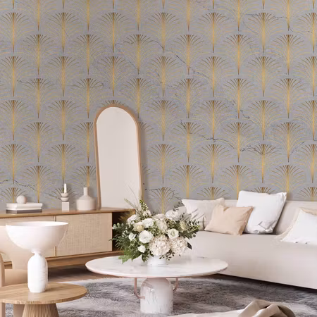 Fototapeter - Linear Pattern with Gold