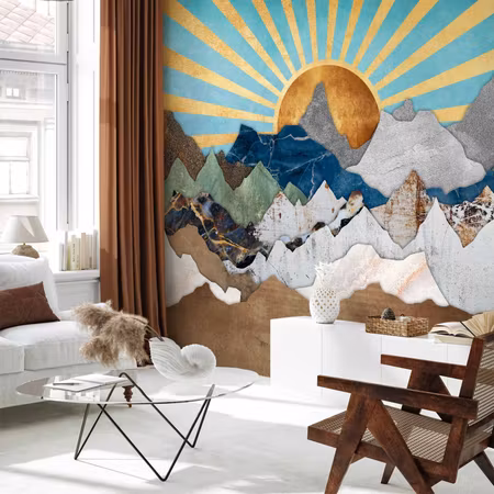 Fototapeter - Morning in the Mountains