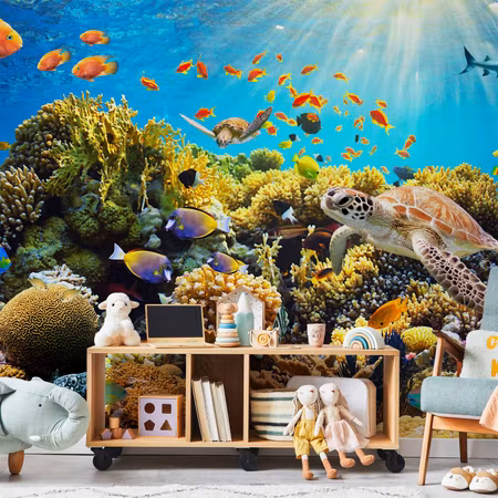 Fototapeter - Underwater Land