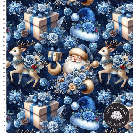 Blue Christmas Jersey // 0,9m