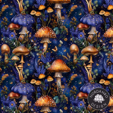 Mushroom Night Jersey // 0,9m
