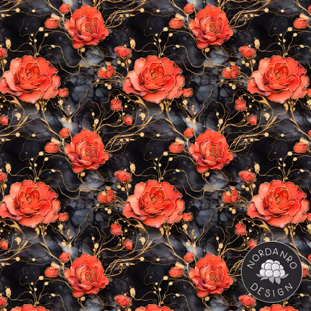 Ink Roses Jersey // 1,8m