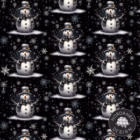 Snowman Black College