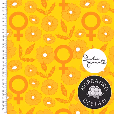 Elvira Yellow Poplin