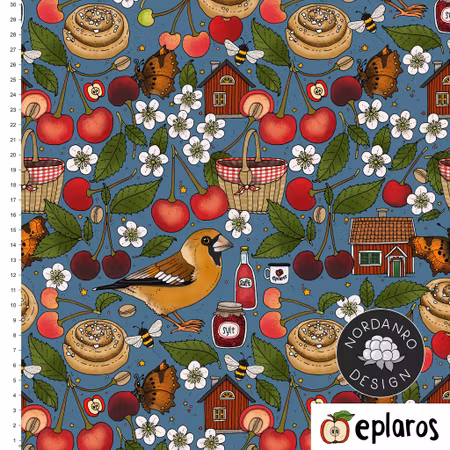 Bigarrå Blue Jersey