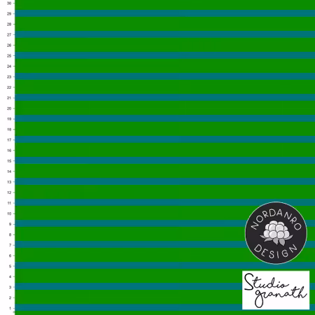 Stripes Green Jersey 2a handsortering // 1,4m