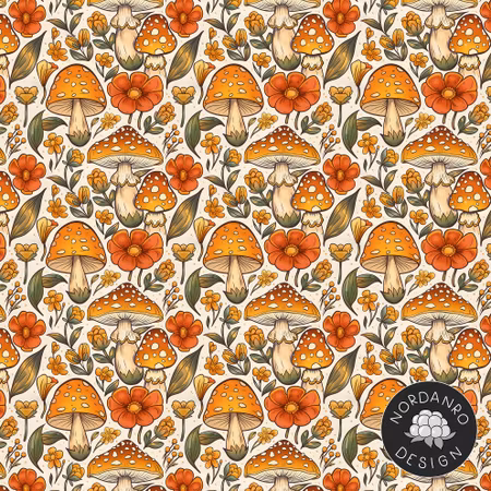 Mushroom Flora Jersey // 0,8m