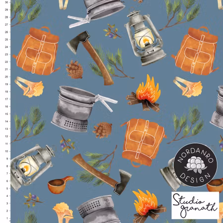 Skogsutflykt Blue Jersey // 0,6m